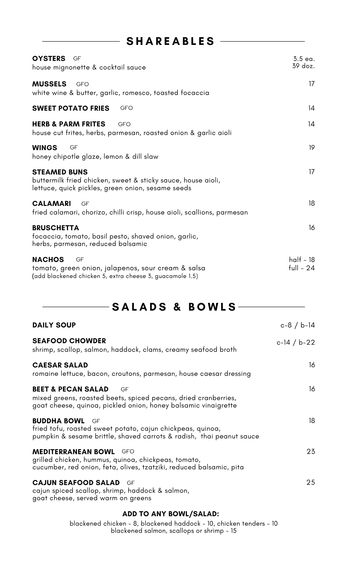 Salads & Starters